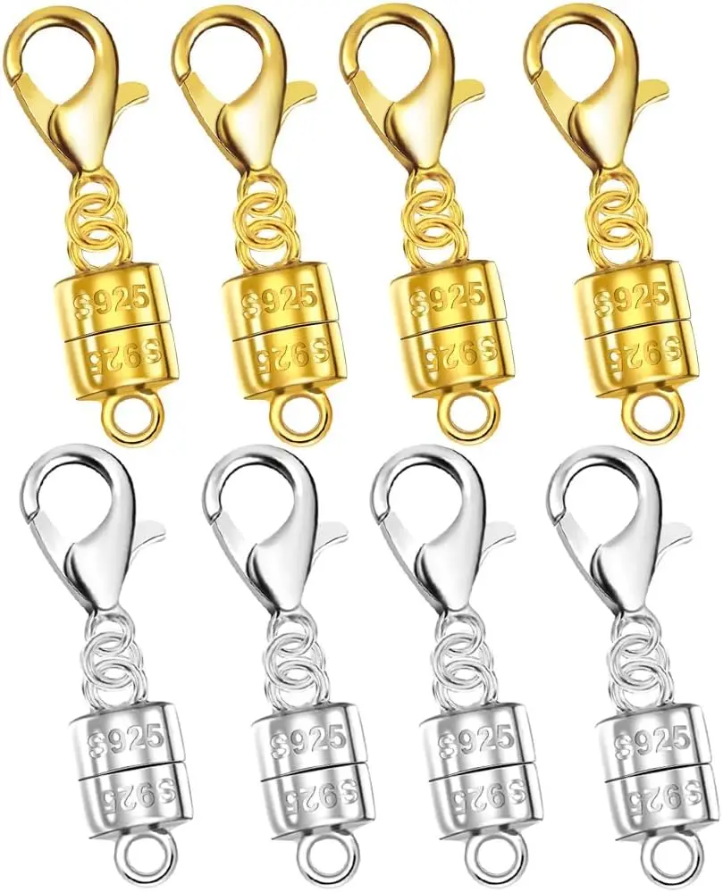 925 Sterling Silver Magnetic Necklace Clasps,Magnetic Necklace Clasps and Extenders,for Bracelet Necklace
925 Sterling Silver Magnetic Necklace Clasps,Magnetic Necklace Clasps and Extenders,for Bracelet Necklace