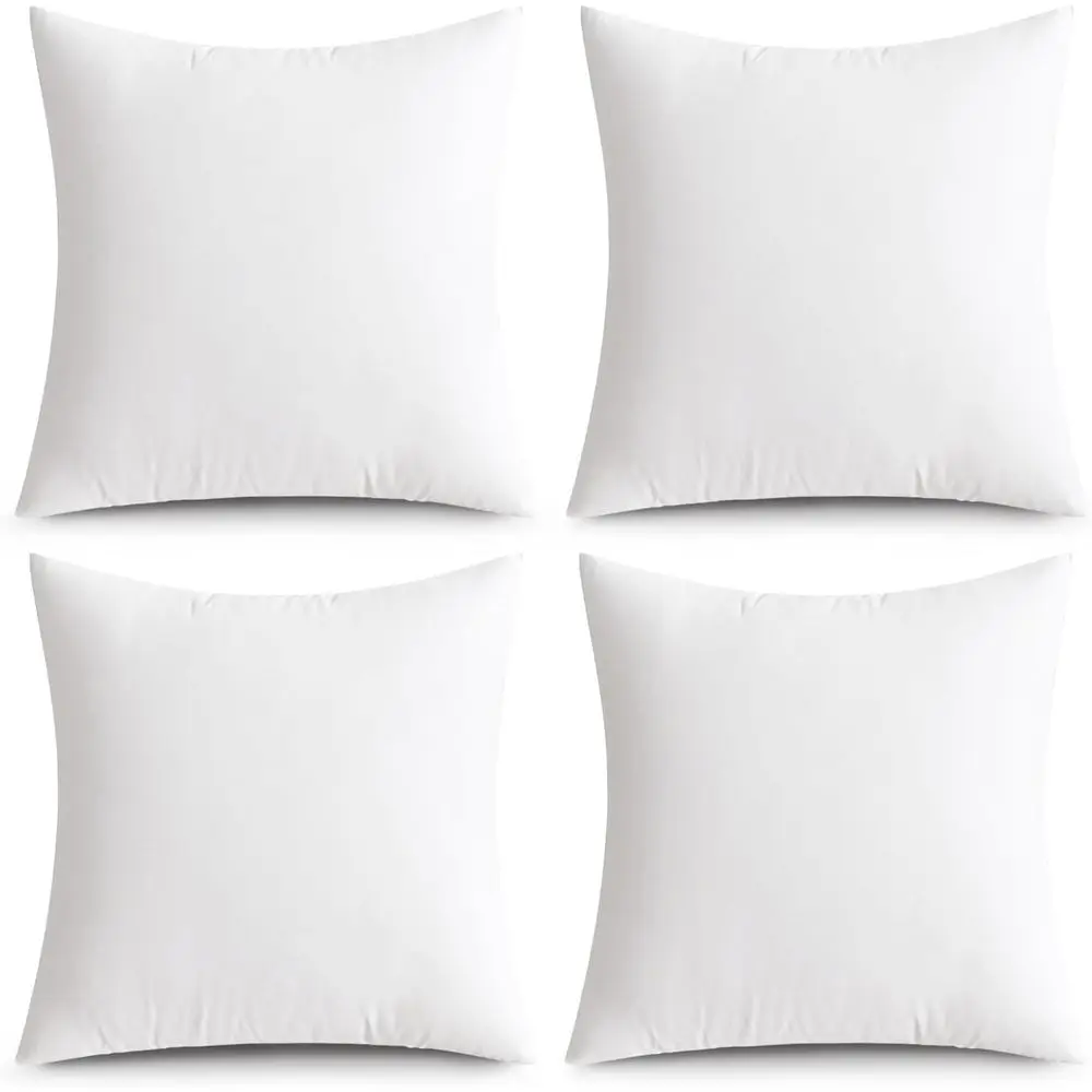 4-Pack 24x24 Inch Waterproof Outdoor Pillow Inserts, Decorative Square Lumbar Cushions for Garden, Patio, or Sofa
4-Pack 24x24 Inch Waterproof Outdoor Pillow Inserts, Decorative Square Lumbar Cushions for Garden, Patio, or Sofa