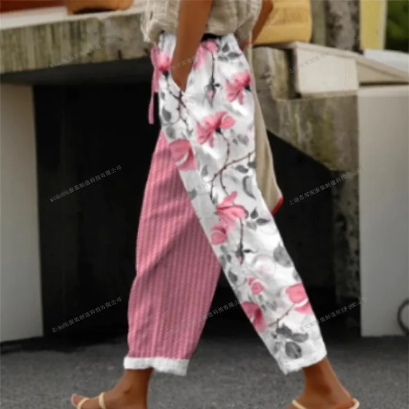 Ladies New Hot Plus Size Printed Simple Roll-up Casual Pants Streetwear Women PantsNine-minute Pants Breathable CoolSummer
Ladies New Hot Plus Size Printed Simple Roll-up Casual Pants Streetwear Women PantsNine-minute Pants Breathable CoolSummer