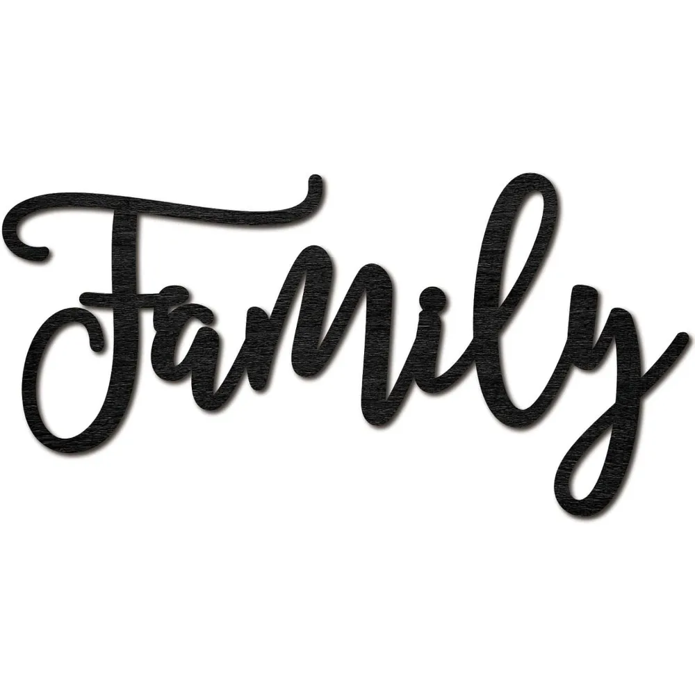 Family Word Cutout Sign Laser Cut Wood Letter Sign Black Wall Decor Unfinished Wooden Signs Wall Art Basswood Hanging Sculpture
Family Word Cutout Sign Laser Cut Wood Letter Sign Black Wall Decor Unfinished Wooden Signs Wall Art Basswood Hanging Sculpture