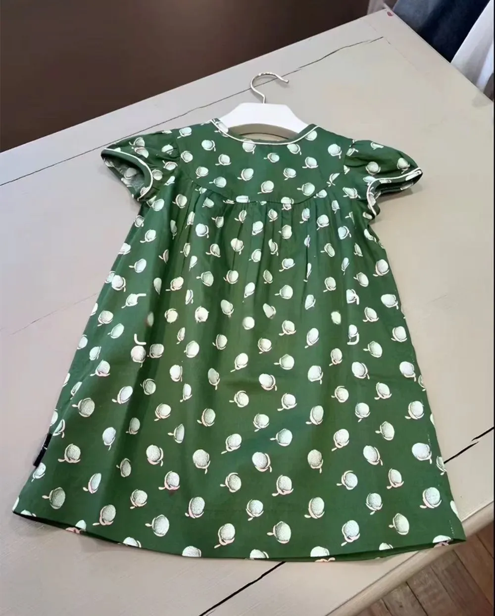 Детская одежда для девочек, детские платья, зеленое летнее платье в горошек для девочек с короткими рукавами, модное платье
Детская одежда для девочек, детские платья, зеленое летнее платье в горошек для девочек с короткими рукавами, модное платье