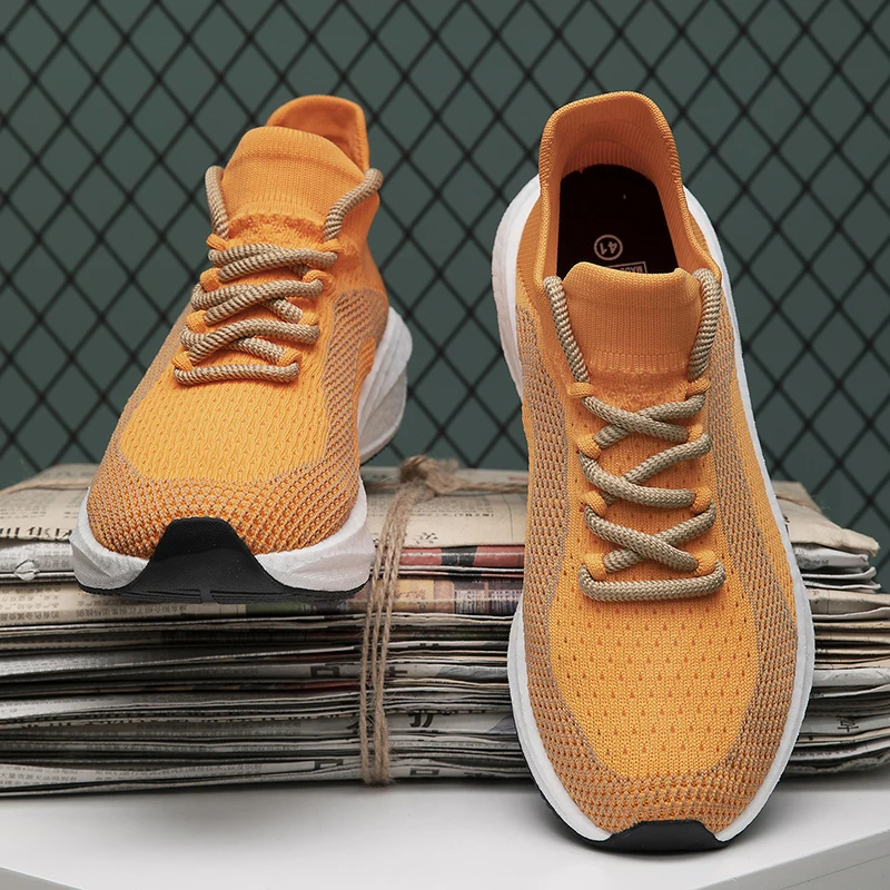Unisex Big Sizes Mesh Breathable Mens Lightweight Shoes High Elasticity Lace-up Jogging Shoe Outdoor athletic Sock Shoes
Unisex Big Sizes Mesh Breathable Mens Lightweight Shoes High Elasticity Lace-up Jogging Shoe Outdoor athletic Sock Shoes