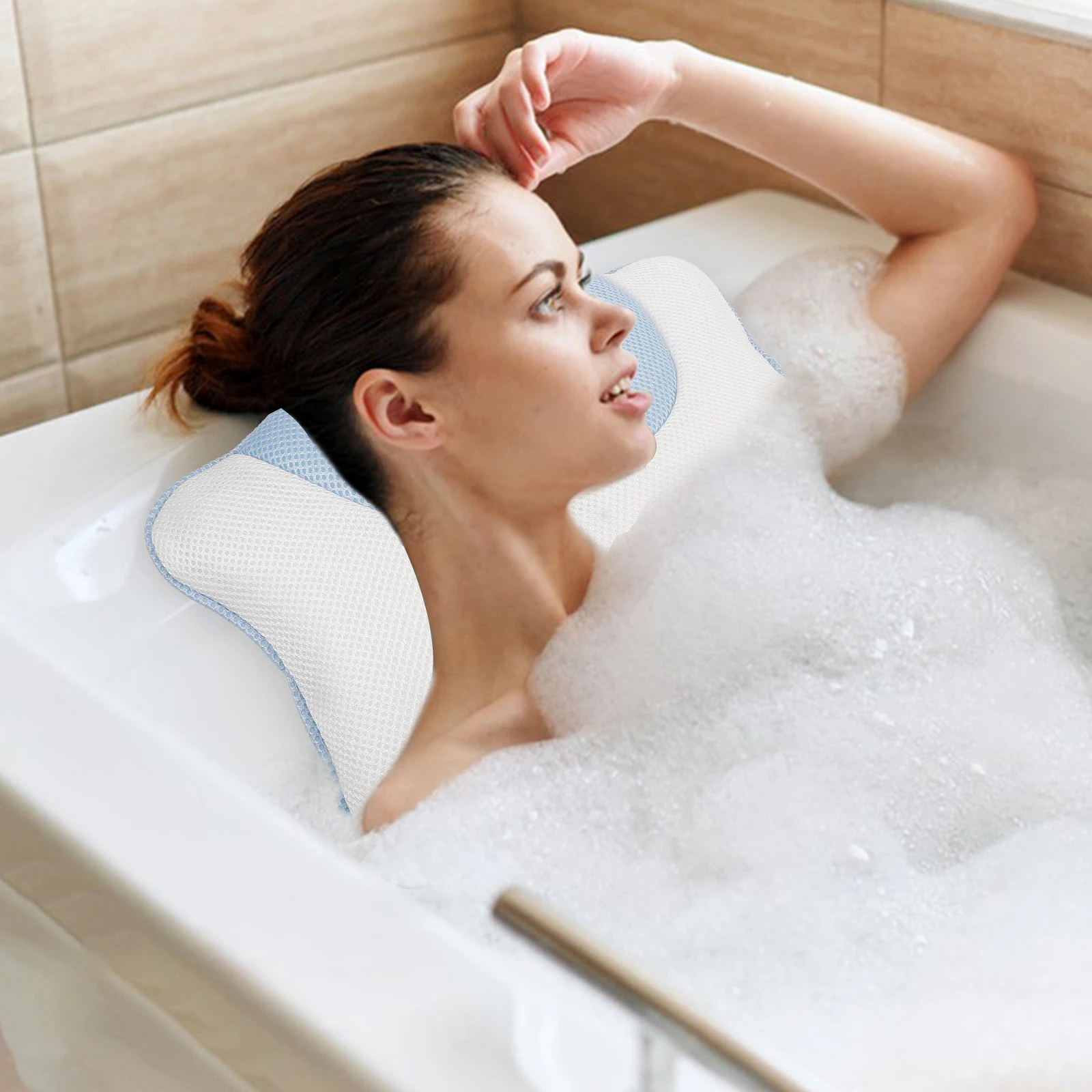 Bath Pillow Suction Cups Tub Neck Bath Tub Pillow Headrest Spa Ergonomic Support Head Rest Bathing Accessory Star
Bath Pillow Suction Cups Tub Neck Bath Tub Pillow Headrest Spa Ergonomic Support Head Rest Bathing Accessory Star