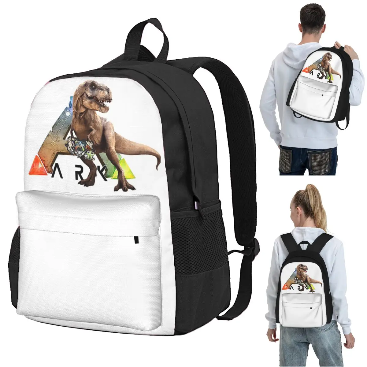 Ark Dinosaurus Graphic Backpack Student BookBag Kids School Bag Computer Shoulder Bags for Boys Girls
Ark Dinosaurus Graphic Backpack Student BookBag Kids School Bag Computer Shoulder Bags for Boys Girls