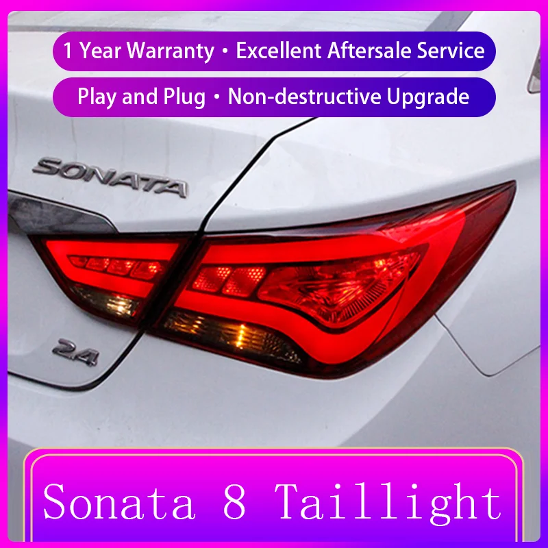 A Pair of Car Taillights For Hyundai Sonata 8 2011-2015 MK8 LED DRL Rear Lamp Day Running Light Auto Highlight Tool Accessories
A Pair of Car Taillights For Hyundai Sonata 8 2011-2015 MK8 LED DRL Rear Lamp Day Running Light Auto Highlight Tool Accessories