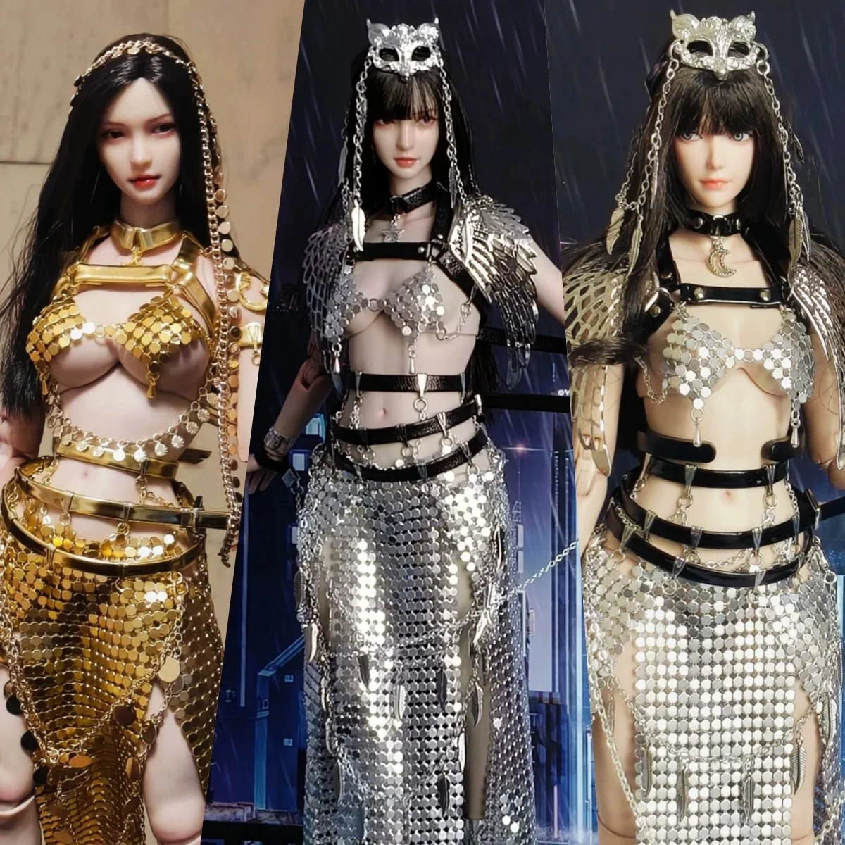 【Clothing Only】1/6 Scale Female Soldier Clothing Accessories Heavy-duty Luxury Metal Suit Fit 12''Action Body Toys For Fans DIY
【Clothing Only】1/6 Scale Female Soldier Clothing Accessories Heavy-duty Luxury Metal Suit Fit 12''Action Body Toys For Fans DIY