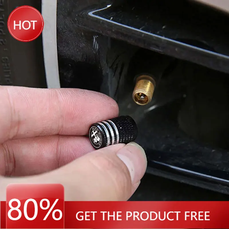 Hub Caps Aluminum Car Tire Valve Caps Airtight Cover Waterproof Dust For Alfa Romeo Giulia Stelvio Giulietta 159 147 156 166 Acc
Hub Caps Aluminum Car Tire Valve Caps Airtight Cover Waterproof Dust For Alfa Romeo Giulia Stelvio Giulietta 159 147 156 166 Acc