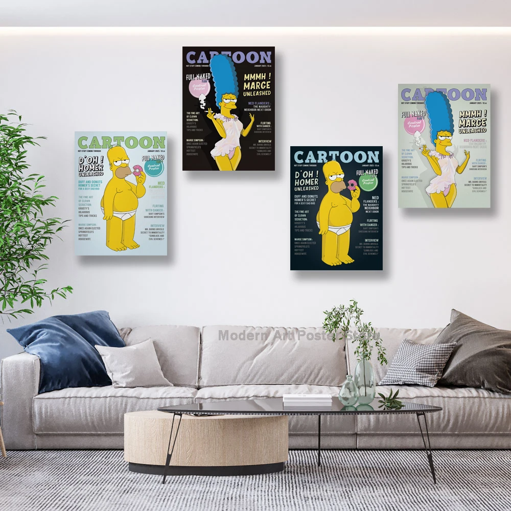 Disney Anime The Simpsons Figure Poster Homer Simpson Figure Art Canvas Painting Prints Modern Living Room Bedroom Home Decor
Disney Anime The Simpsons Figure Poster Homer Simpson Figure Art Canvas Painting Prints Modern Living Room Bedroom Home Decor