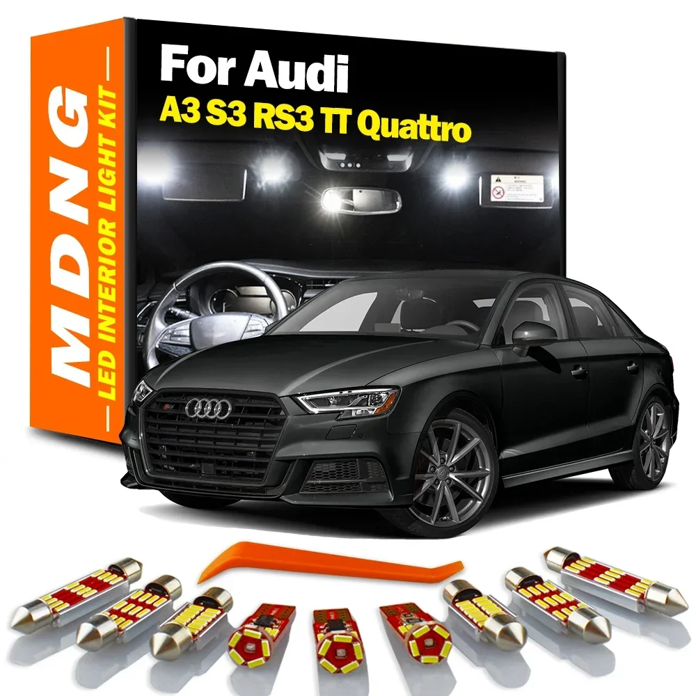 MDNG LED Bulbs Interior Map Dome Trunk Light Kit For Audi A3 S3 RS3 TT Quattro 2016 2017 2018 2019 2020 Car Accessories Canbus
MDNG LED Bulbs Interior Map Dome Trunk Light Kit For Audi A3 S3 RS3 TT Quattro 2016 2017 2018 2019 2020 Car Accessories Canbus