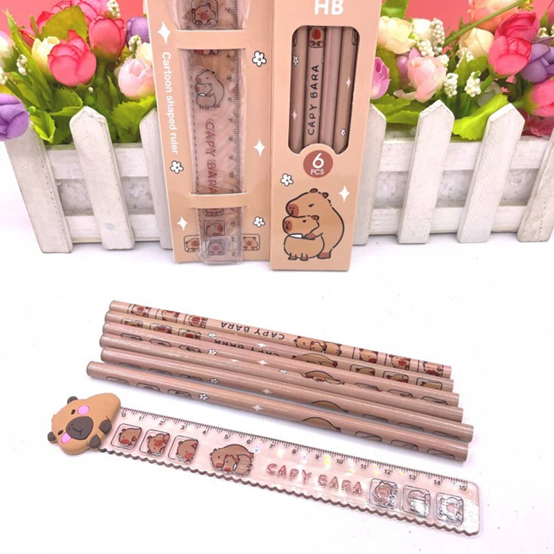 #A Cute capybara-themed kawaii pencils with a built-in ruler—perfect for students, office folks, and fun Children’s Day gifts!
#A Cute capybara-themed kawaii pencils with a built-in ruler—perfect for students, office folks, and fun Children’s Day gifts!