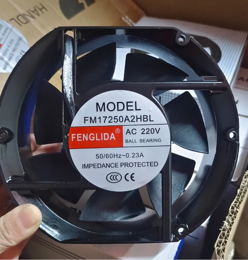 FM17250A2HBL AC 220 В 0,23 А 172x172x50 мм 2-проводной охлаждающий вентилятор
FM17250A2HBL AC 220 В 0,23 А 172x172x50 мм 2-проводной охлаждающий вентилятор