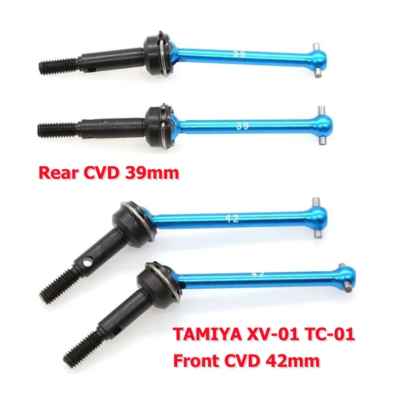 Front 42mm / Rear 39mm Drive Shaft CVD Kit 54515 54516 For Tamiya XV-01 TC-01 XV01 TC01 1/10 RC Car Upgrade Accessories
Front 42mm / Rear 39mm Drive Shaft CVD Kit 54515 54516 For Tamiya XV-01 TC-01 XV01 TC01 1/10 RC Car Upgrade Accessories