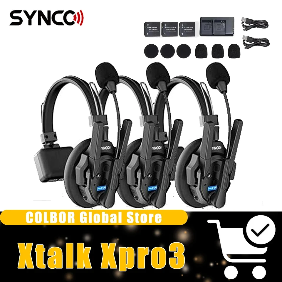 SYNCO Xtalk Xtalk X3 Беспроводная система внутренней связи 2,4 ГГц Xtalk X5 Коммуникационная гарнитура с аккумулятором Беспроводной микрофон для студии
SYNCO Xtalk Xtalk X3 Беспроводная система внутренней связи 2,4 ГГц Xtalk X5 Коммуникационная гарнитура с аккумулятором Беспроводной микрофон для студии