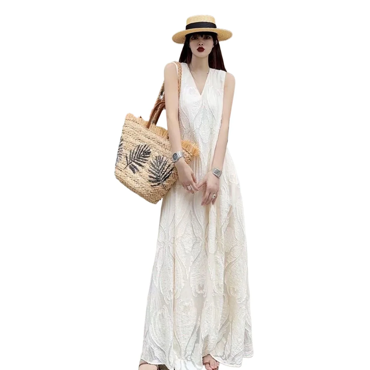 2026 New Women Dresses Summer Loose Fashion Dress Holiday Sleeveless Dress
2026 New Women Dresses Summer Loose Fashion Dress Holiday Sleeveless Dress
