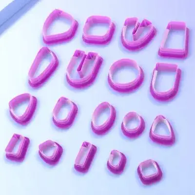 18Pcs Polymer Clay Cutters Soft Clay Tools DIY Earring Making Supplies Jewelry Cutting Kit Multipurpose Craft Mold Set 
18Pcs Polymer Clay Cutters Soft Clay Tools DIY Earring Making Supplies Jewelry Cutting Kit Multipurpose Craft Mold Set