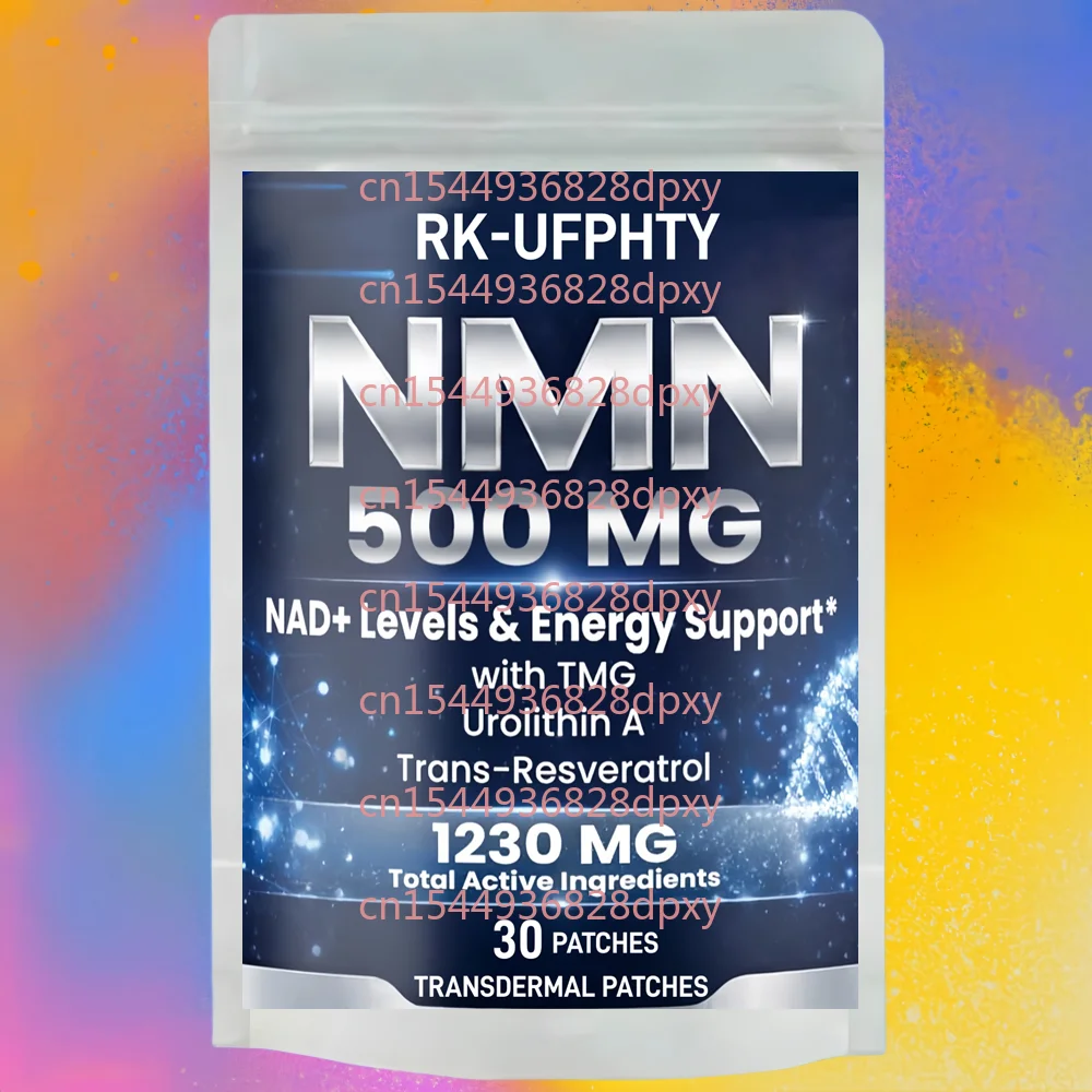 30 Patches NMN Transdermal Patches with TMG, Urolithin A & Quercetin Support NAD+, Skin Cell Health, Anti-Aging & Energy
30 Patches NMN Transdermal Patches with TMG, Urolithin A & Quercetin Support NAD+, Skin Cell Health, Anti-Aging & Energy