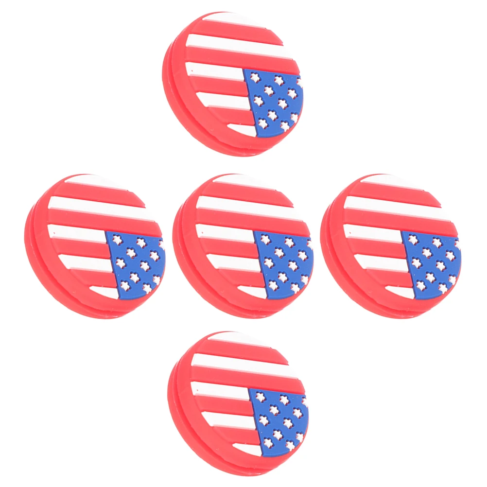 5pcs Tennis Racket Anti Vibration Dampeners Silicone Material National Flag Easy Install Accessories
5pcs Tennis Racket Anti Vibration Dampeners Silicone Material National Flag Easy Install Accessories