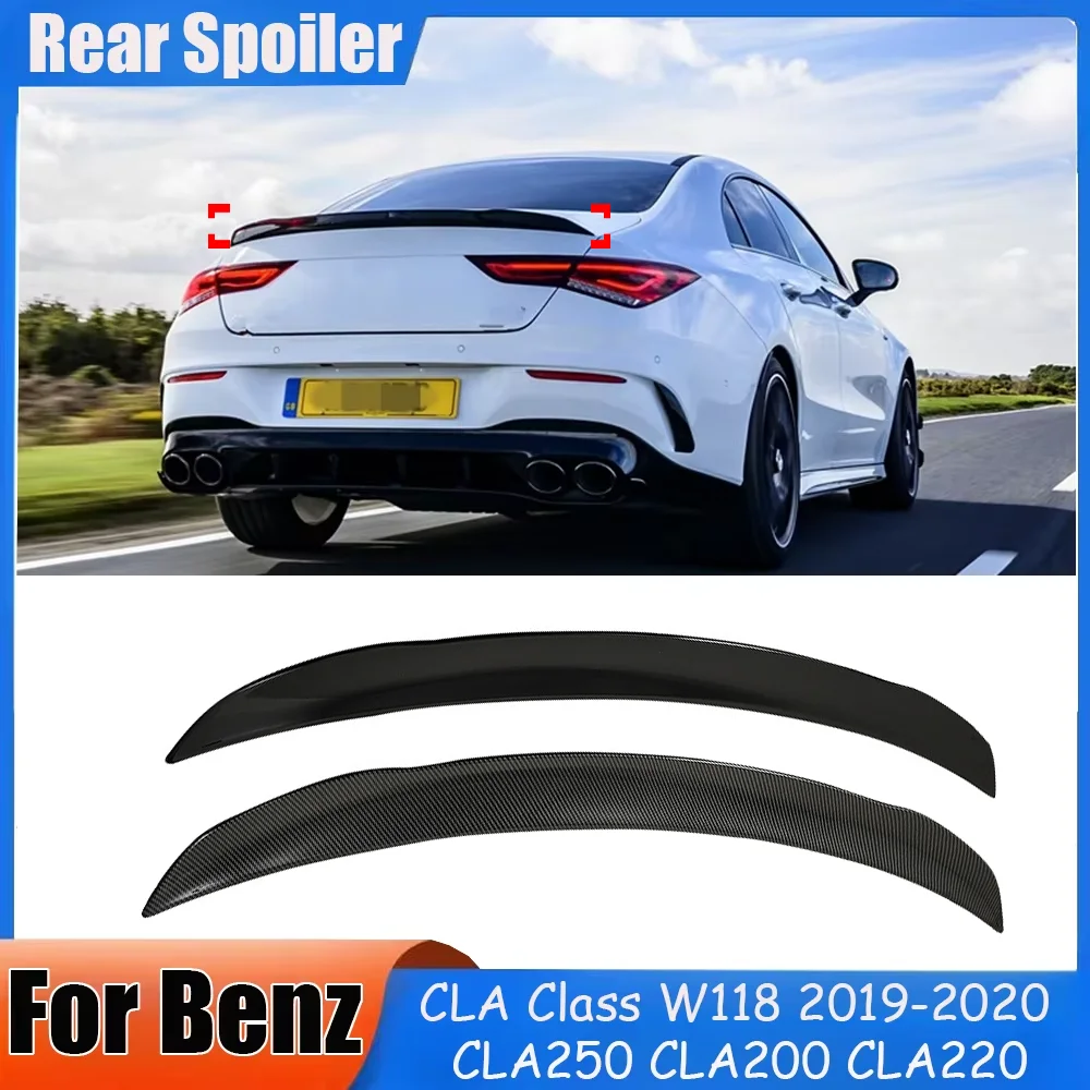 Спойлер заднего багажника для Mercedes Benz CLA Class W118 2019-2020 CLA250 CLA200 CLA220, глянцевый черный спойлер заднего хвостового крыла 
Спойлер заднего багажника для Mercedes Benz CLA Class W118 2019-2020 CLA250 CLA200 CLA220, глянцевый черный спойлер заднего хвостового крыла