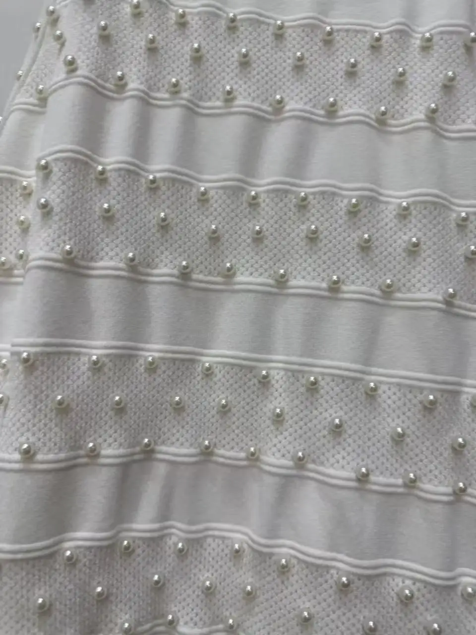 Women White Knitwear Sling Dress Pearl Embellished O-neck Sleeveless Robe + Short Sleeve Cardigan for Lady 2026 Spring
Women White Knitwear Sling Dress Pearl Embellished O-neck Sleeveless Robe + Short Sleeve Cardigan for Lady 2026 Spring