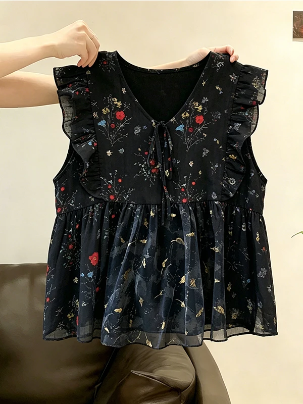 Casual V-neck Floral Print Shirt Women's Fashionable Summer New Style Retro Atmosphere Loose Fit Breathable Comfortable Korea...
Casual V-neck Floral Print Shirt Women's Fashionable Summer New Style Retro Atmosphere Loose Fit Breathable Comfortable Korea...