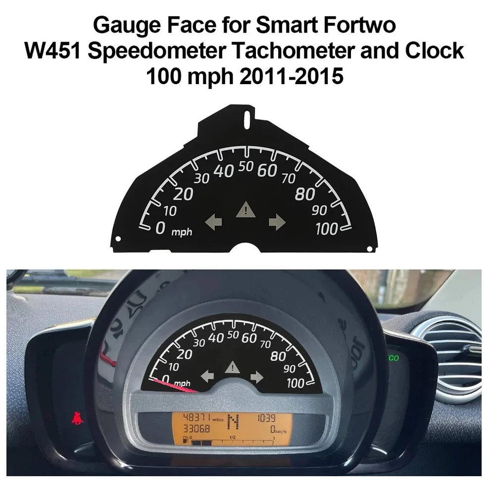 Циферблат датчика 100 миль в час для Smart Fortwo W451, спидометр, тахометр и часы
Циферблат датчика 100 миль в час для Smart Fortwo W451, спидометр, тахометр и часы