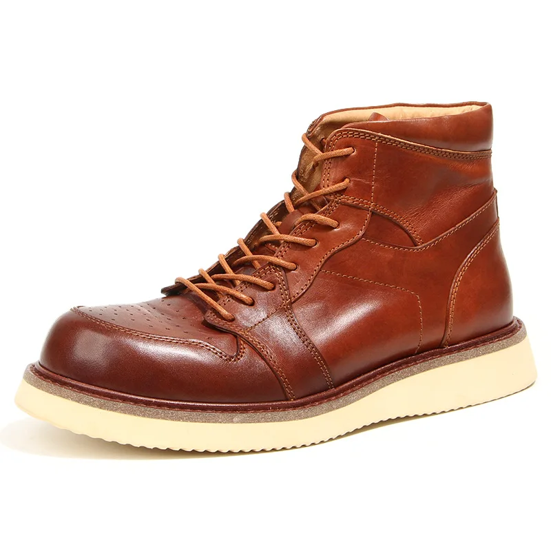 Spring Autumn Breathable Men Ankle Boots Genuine Leather Casual Shoes High Top Vintage Male Fashion Rubber Sneakers
Spring Autumn Breathable Men Ankle Boots Genuine Leather Casual Shoes High Top Vintage Male Fashion Rubber Sneakers