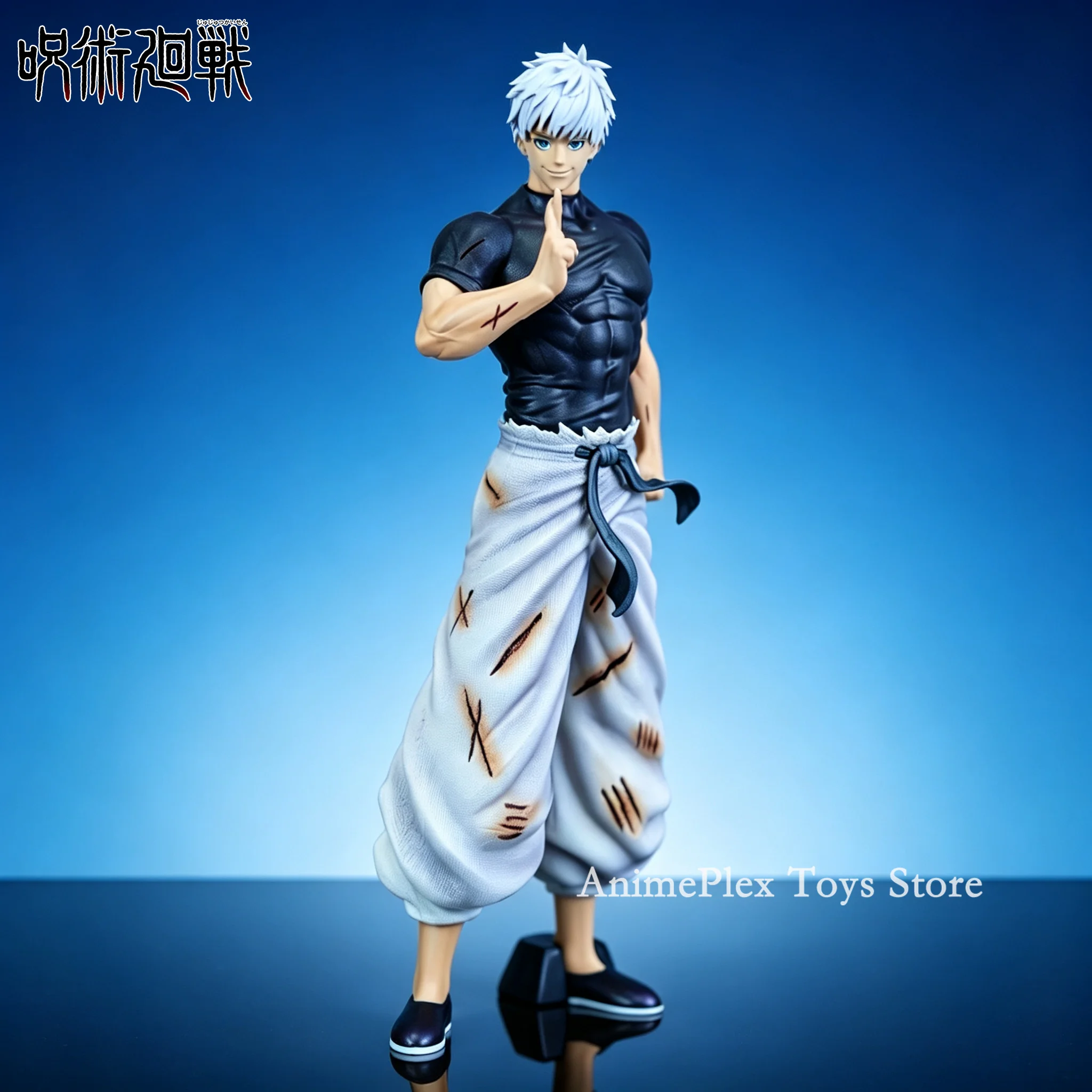 23.5cm/9.25in Jujutsu Kaisen Gojo Satoru Anime Figure PVC Action Figure Desktop Ornament Collection Model Gift Toy
23.5cm/9.25in Jujutsu Kaisen Gojo Satoru Anime Figure PVC Action Figure Desktop Ornament Collection Model Gift Toy