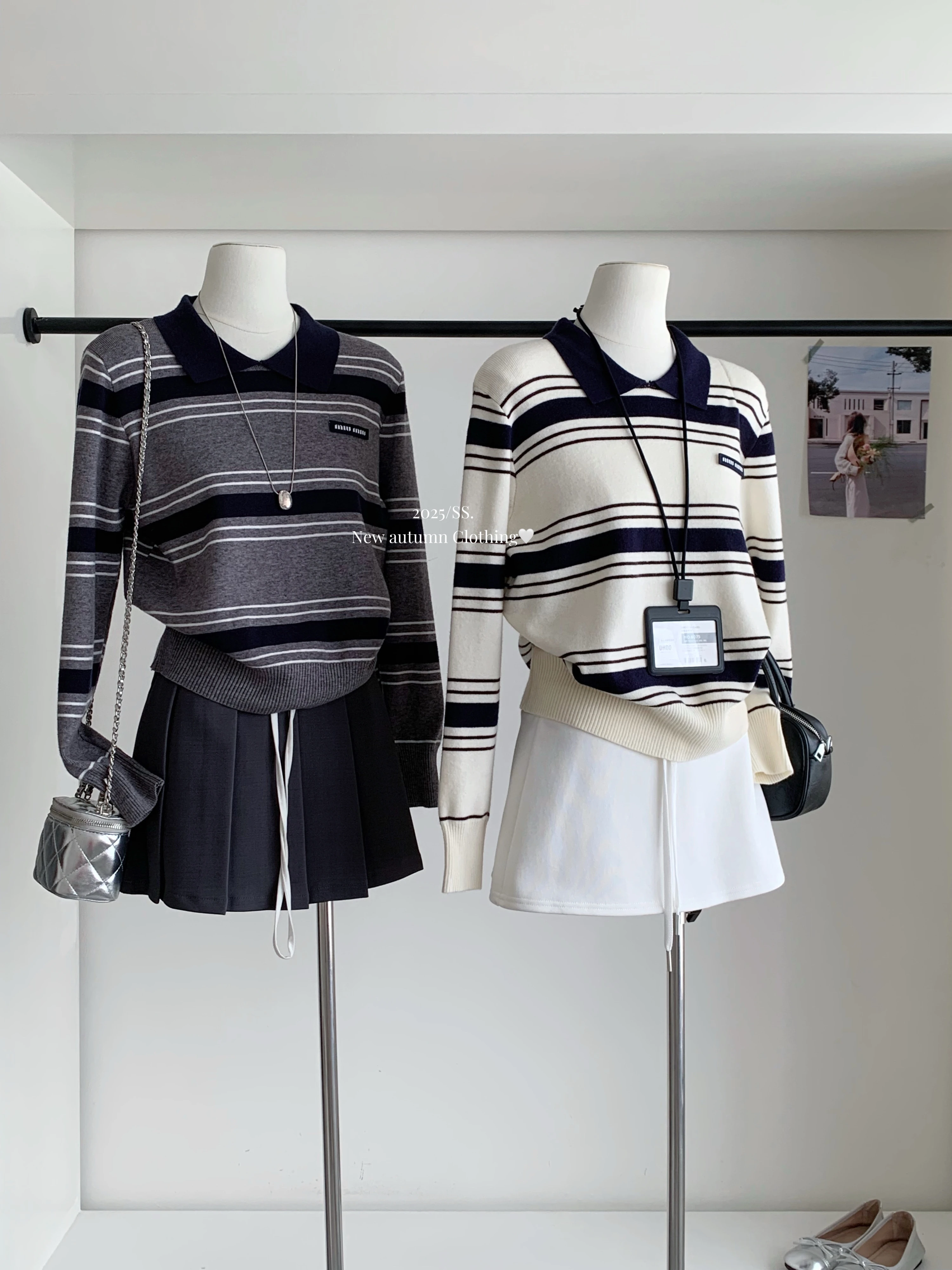 Женский осенне-зимний свободный свитер с отложным воротником и длинными рукавами, женский повседневный школьный стиль, базовый джемпер в полоску
Женский осенне-зимний свободный свитер с отложным воротником и длинными рукавами, женский повседневный школьный стиль, базовый джемпер в полоску