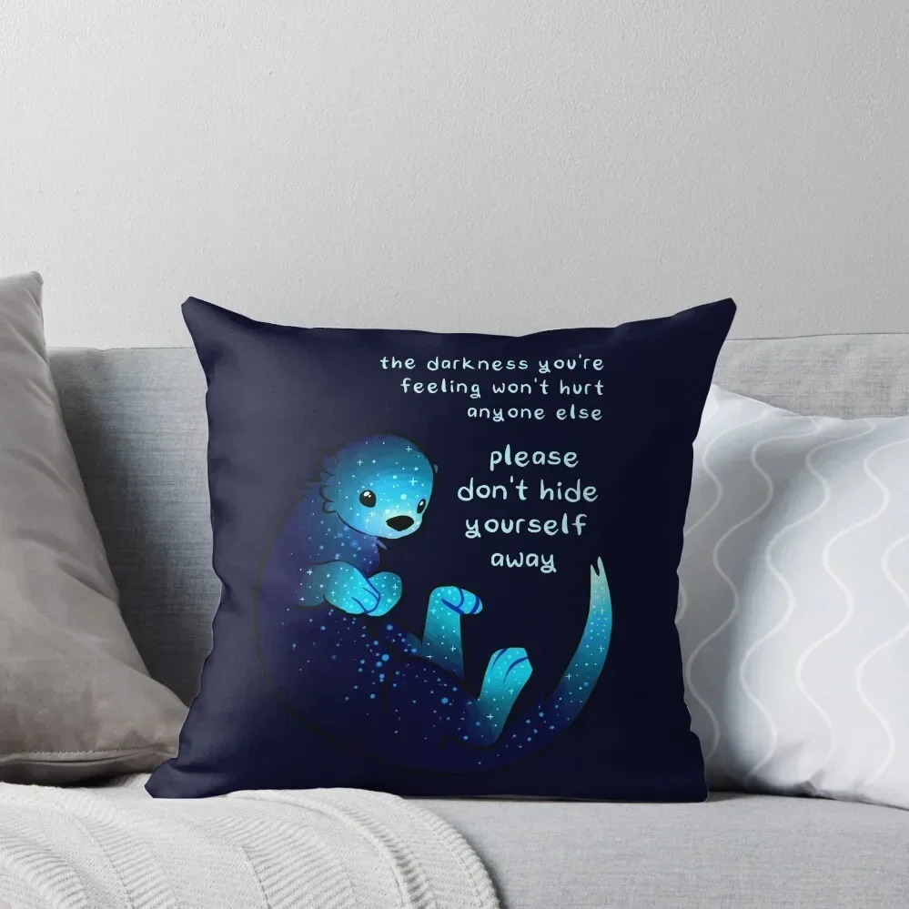 Please don't hide yourself away Kind Otter Throw Pillow luxury covers pillow pillowcase pillow
Please don't hide yourself away Kind Otter Throw Pillow luxury covers pillow pillowcase pillow
