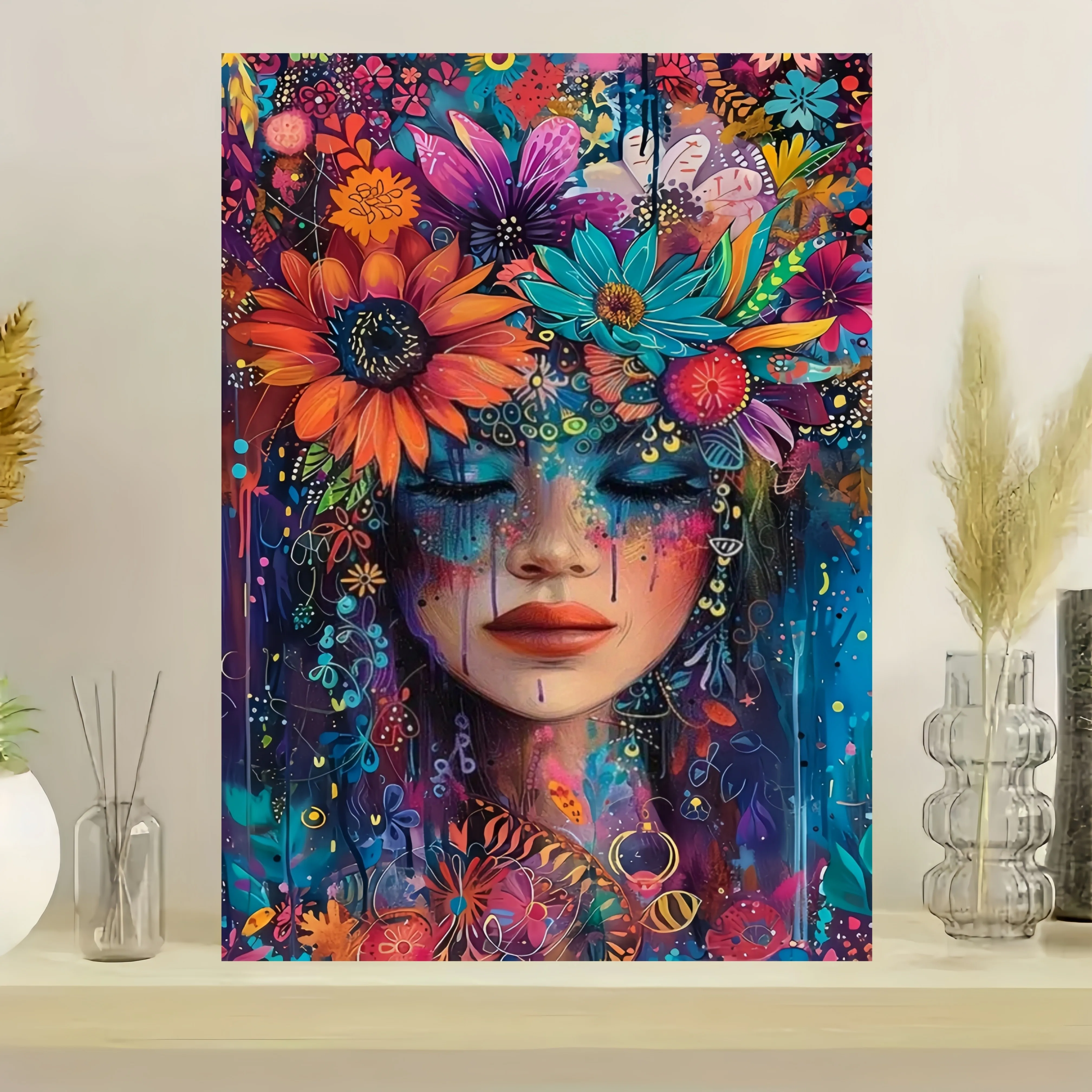 Woman with Flowers on Head 500/1000/1200/2000 PCS Jigsaw Puzzles Challenging Family Activity Games for Gameroom Bedroom Gifts
Woman with Flowers on Head 500/1000/1200/2000 PCS Jigsaw Puzzles Challenging Family Activity Games for Gameroom Bedroom Gifts