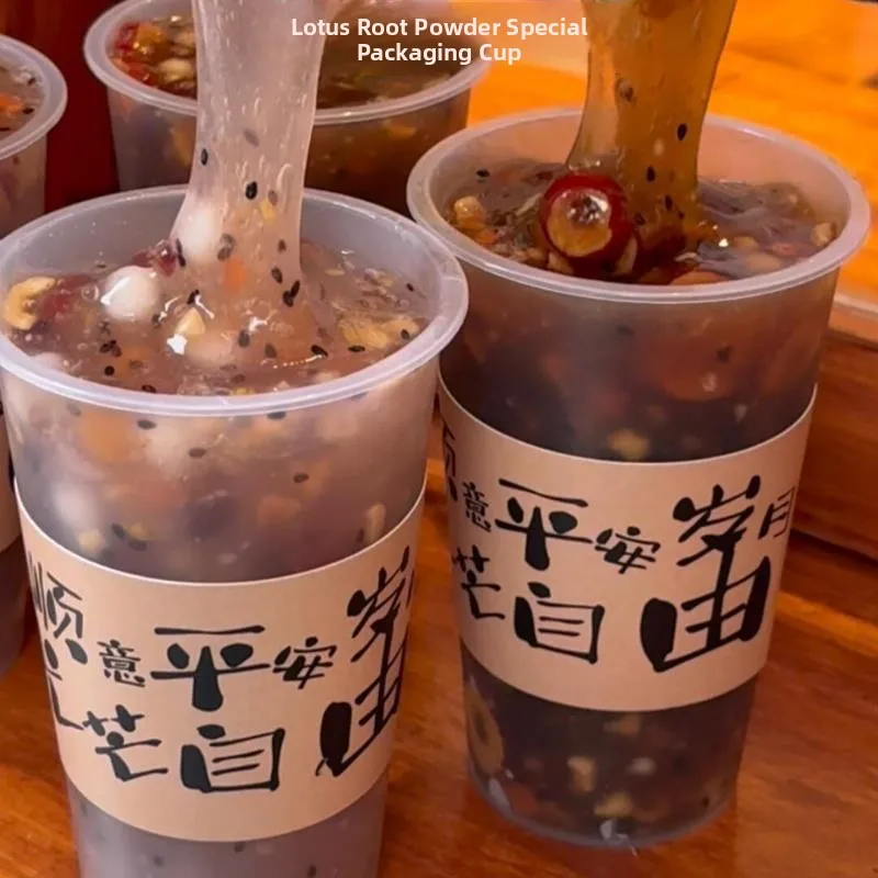 Black Sugar Bubble Milk Tea Cup Disposable Heat Drink Lotus Root Powder Soup Special Packaging Cup High Temperature Resistant...
Black Sugar Bubble Milk Tea Cup Disposable Heat Drink Lotus Root Powder Soup Special Packaging Cup High Temperature Resistant...