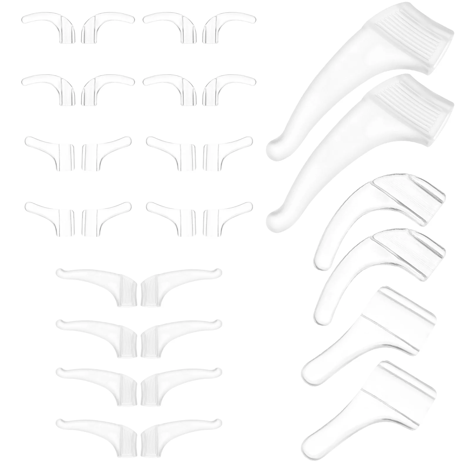 15 Pairs Glasses Anti-slip Cover Small Ear Hooks Portable Non-slip Grips Eye Replaceable Silica Gel Retainer
15 Pairs Glasses Anti-slip Cover Small Ear Hooks Portable Non-slip Grips Eye Replaceable Silica Gel Retainer
