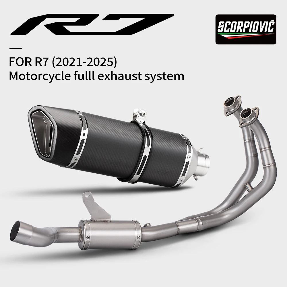 Для YZF R7 2021-2025 выхлопная система мотоцикла модифицирует переднюю трубу из нержавеющей стали с глушителем Escape
Для YZF R7 2021-2025 выхлопная система мотоцикла модифицирует переднюю трубу из нержавеющей стали с глушителем Escape