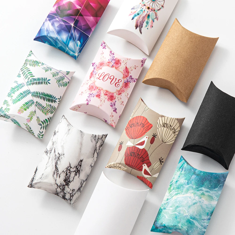 10pcs Paper Pillow Gift Box For Storage Candy Jewelry Birthday Packaging Decorations Case Accessories Organizer Small Businesses
10pcs Paper Pillow Gift Box For Storage Candy Jewelry Birthday Packaging Decorations Case Accessories Organizer Small Businesses