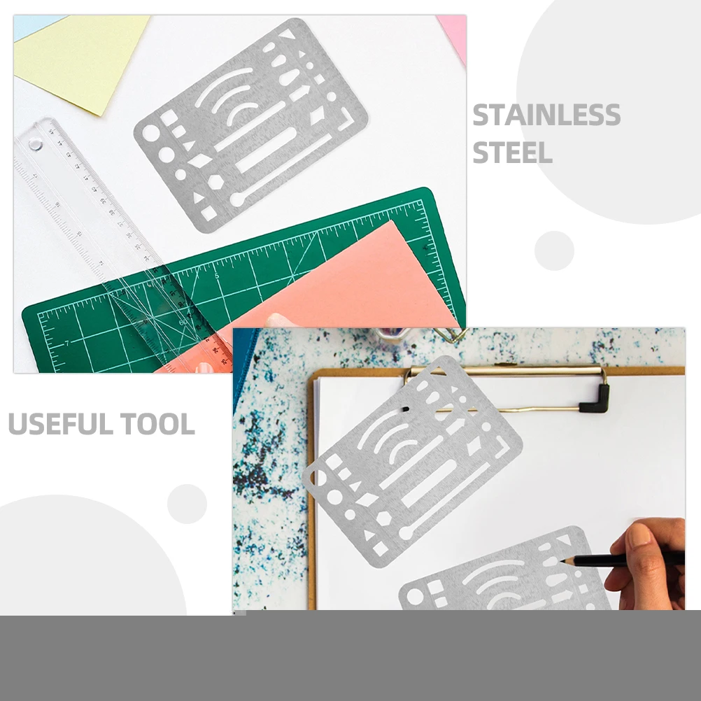 Stainless Steel Craft Drawing Drafting Tool Shield Craft Drawing Tools Drafting Templates Engineering Metal Protector
Stainless Steel Craft Drawing Drafting Tool Shield Craft Drawing Tools Drafting Templates Engineering Metal Protector