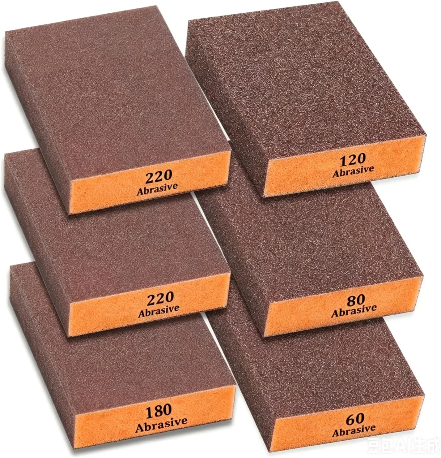 6pcs Sanding Blocks 60/80/120/180/220 Grit Sanding Sponge for Drywall Wood Metal Washable Reusable
6pcs Sanding Blocks 60/80/120/180/220 Grit Sanding Sponge for Drywall Wood Metal Washable Reusable