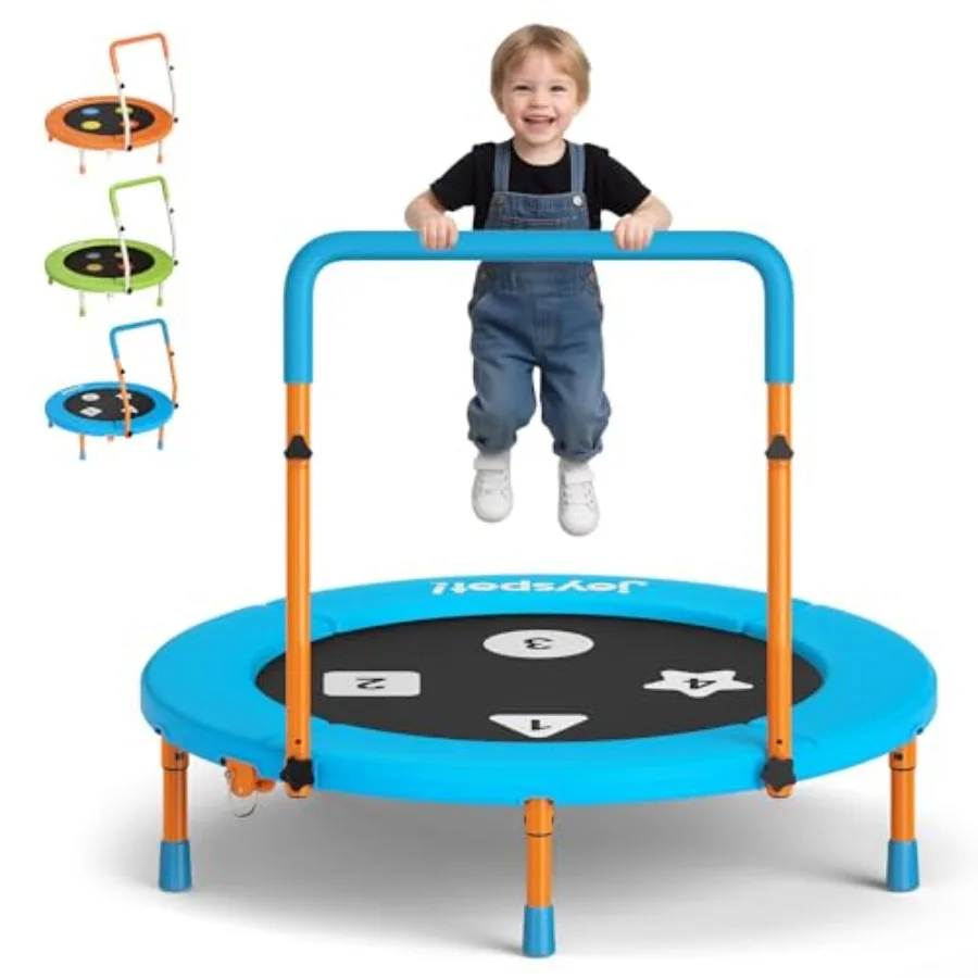 3FT Toddler Trampoline with Adjustable Handlebar 36 Foldable Spring-Free Mini Indoor Outdoor Trampoline for Ages 1-6 Noiseless
3FT Toddler Trampoline with Adjustable Handlebar 36 Foldable Spring-Free Mini Indoor Outdoor Trampoline for Ages 1-6 Noiseless