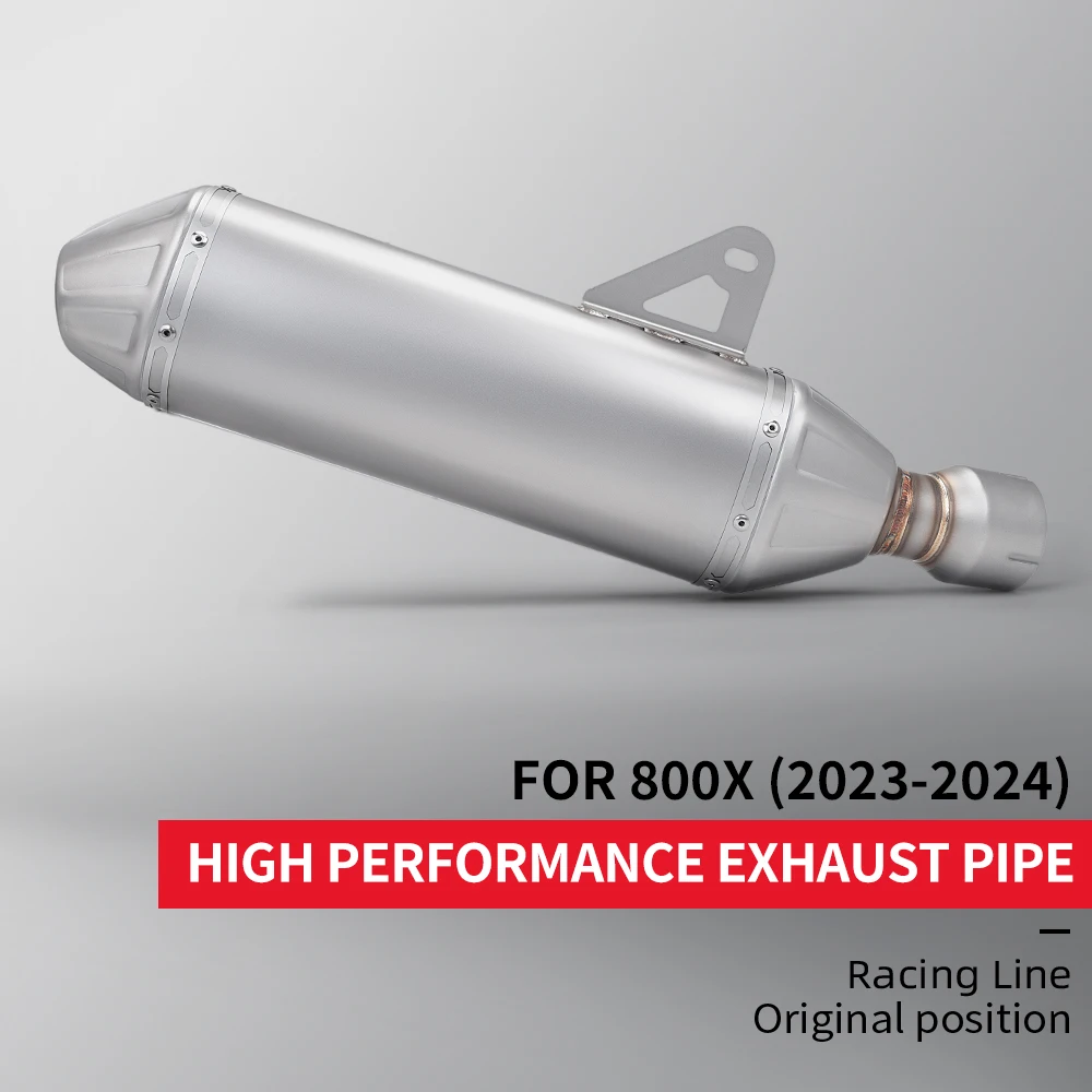 FOR T148 - 800X 2023 - 2024 INTEGRATED EXHAUST Racing LineOriginal position motorcycle exhaust pipe
FOR T148 - 800X 2023 - 2024 INTEGRATED EXHAUST Racing LineOriginal position motorcycle exhaust pipe