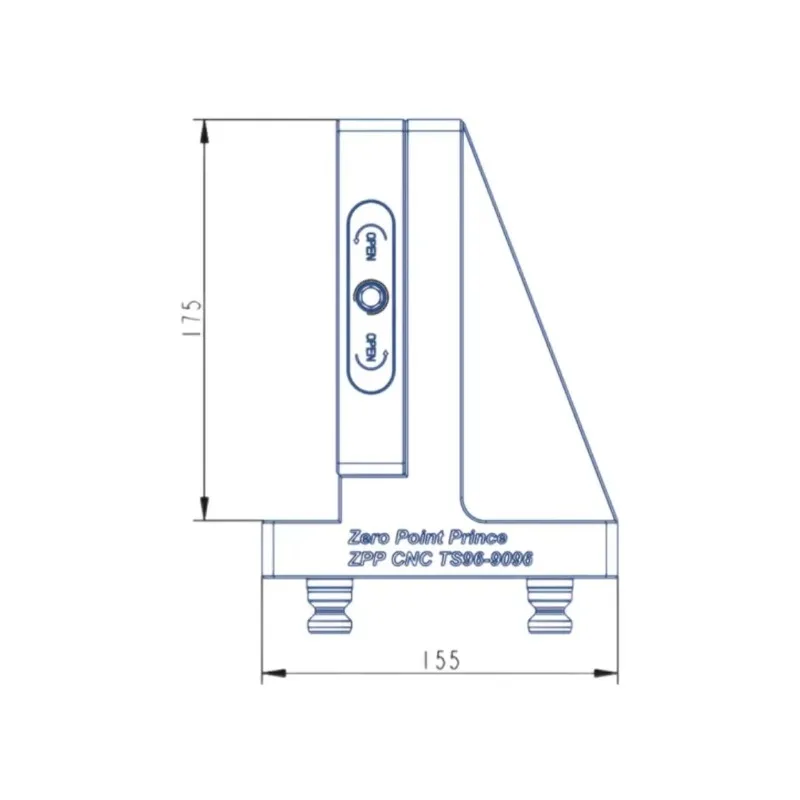 90-Degree Zero-Point Fixing Base (Type 96)
90-Degree Zero-Point Fixing Base (Type 96)
