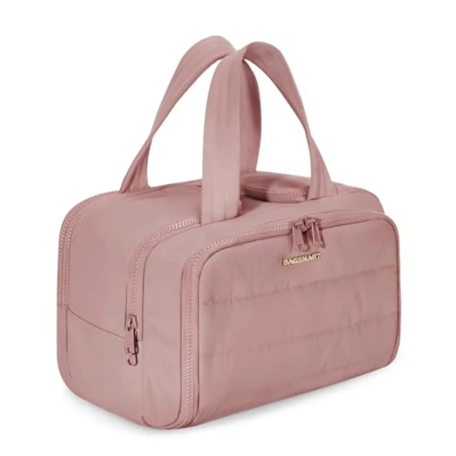 Travel Toiletry Bag, Lightweight Large Wide-open Travel Bag for Women, Puffy Cosmetic Makeup Bag Organizer with Handle for Acce
Travel Toiletry Bag, Lightweight Large Wide-open Travel Bag for Women, Puffy Cosmetic Makeup Bag Organizer with Handle for Acce