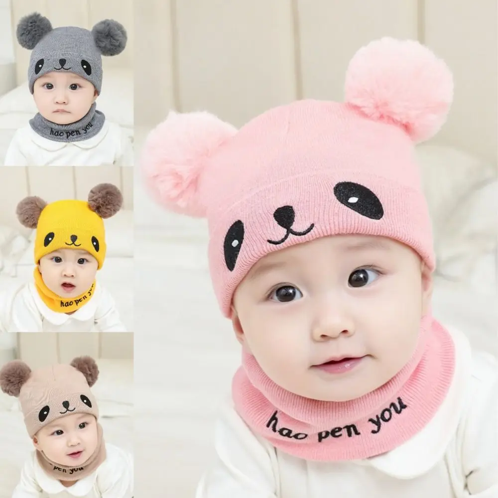 Fashionable 0-24 months Knitted Hat Plush Embroidered Baby Hat Warm Ear Protection Neck Gaiter Set Unisex
Fashionable 0-24 months Knitted Hat Plush Embroidered Baby Hat Warm Ear Protection Neck Gaiter Set Unisex