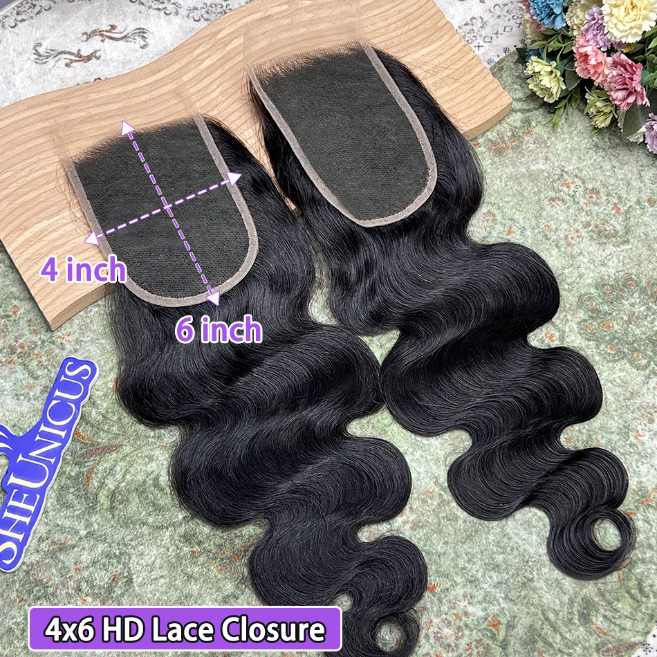 Body Wave 4x6 Invisible HD Lace Closure Human Hair Preplucked Bleached Knots Lace Natural Black Color 100% Raw Virgin Human Hair
Body Wave 4x6 Invisible HD Lace Closure Human Hair Preplucked Bleached Knots Lace Natural Black Color 100% Raw Virgin Human Hair