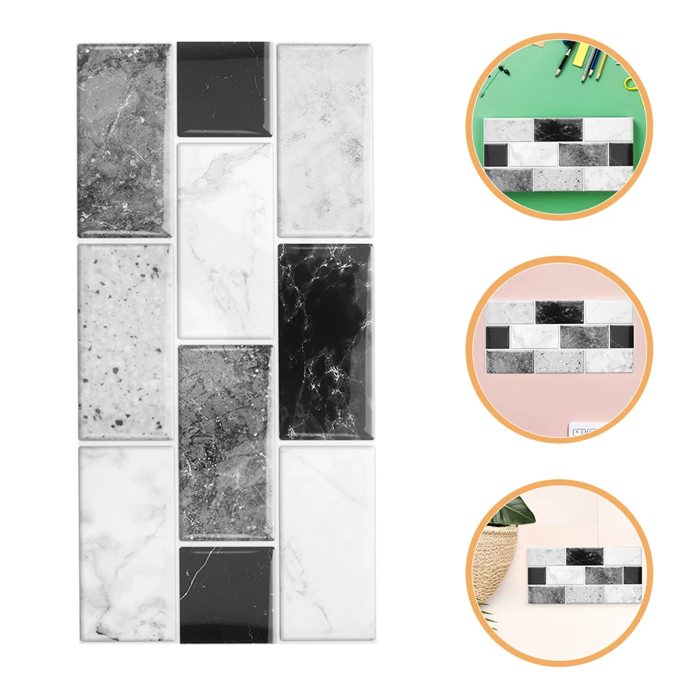 10 Sheet Tile Stickers Kitchen Backsplash Bathroom Peel and Decorative Tiles Wallpaper
10 Sheet Tile Stickers Kitchen Backsplash Bathroom Peel and Decorative Tiles Wallpaper