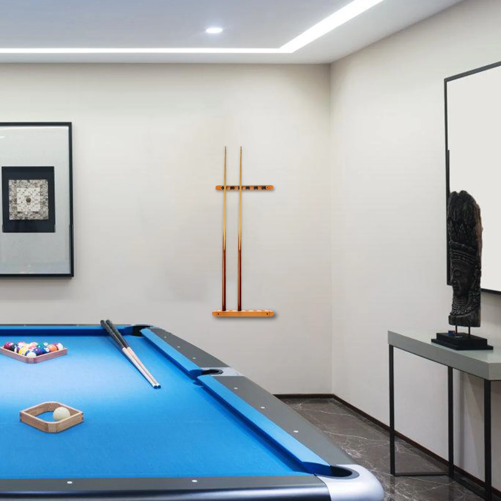 2pcs Wood Billiard Stick Rack 6-Hole Wall Mounted Pool Stick Holder Solid Wood Storage Organizer For Billiards Accessories Pool
2pcs Wood Billiard Stick Rack 6-Hole Wall Mounted Pool Stick Holder Solid Wood Storage Organizer For Billiards Accessories Pool