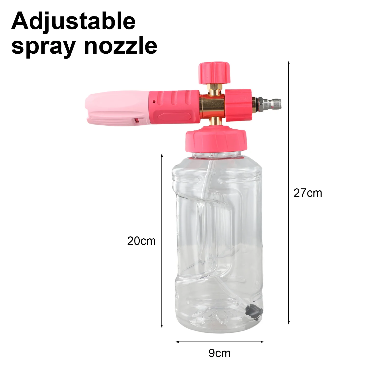 Handheld Foam Sprayer Foam Watering Can Working Pressure 4000psi ABS Material Brass Connectors Car Wash Foam Sprayer
Handheld Foam Sprayer Foam Watering Can Working Pressure 4000psi ABS Material Brass Connectors Car Wash Foam Sprayer