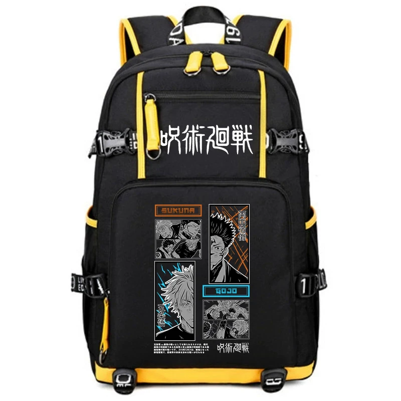 Jujutsu Kaisen Gojo Sukuna Print Student Backpack Large Capacity Casual Daypack for Boys Girls School Travel
Jujutsu Kaisen Gojo Sukuna Print Student Backpack Large Capacity Casual Daypack for Boys Girls School Travel