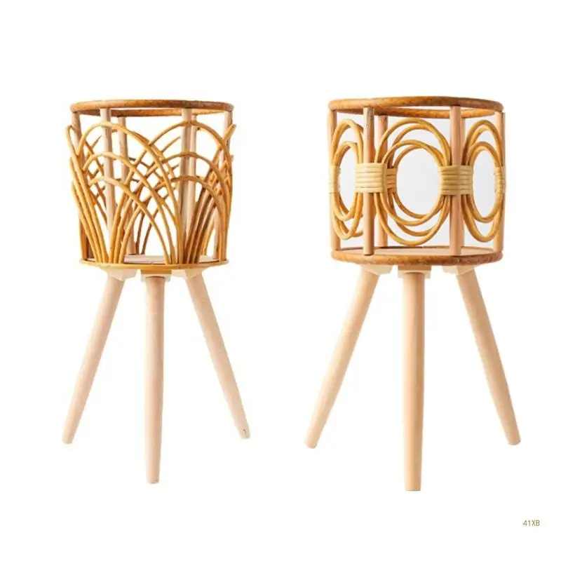 41XB Rattan Plant Stand Woven Plant Stand Wooden Wicker Planter with Wooden Legs Rattan Plant Display Rack Decorations
41XB Rattan Plant Stand Woven Plant Stand Wooden Wicker Planter with Wooden Legs Rattan Plant Display Rack Decorations