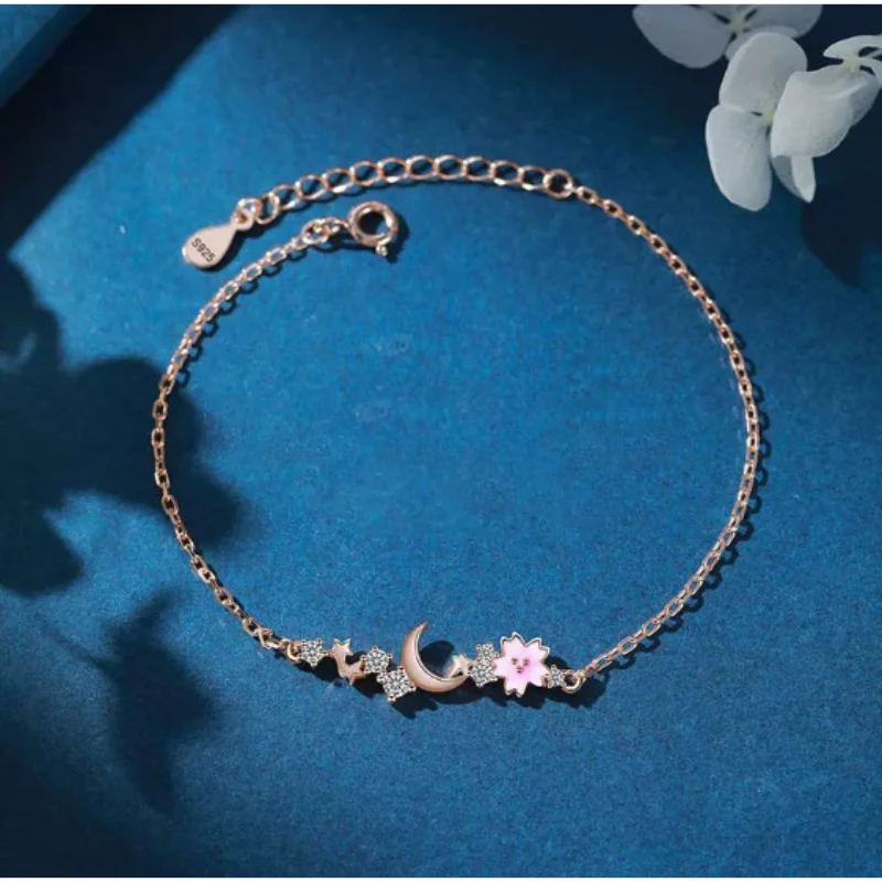 Cherry Blossom Bracelet for Women Minimalist Niche Design Fresh Sweet Luxury Forest Style Bangle Jewelry
Cherry Blossom Bracelet for Women Minimalist Niche Design Fresh Sweet Luxury Forest Style Bangle Jewelry
