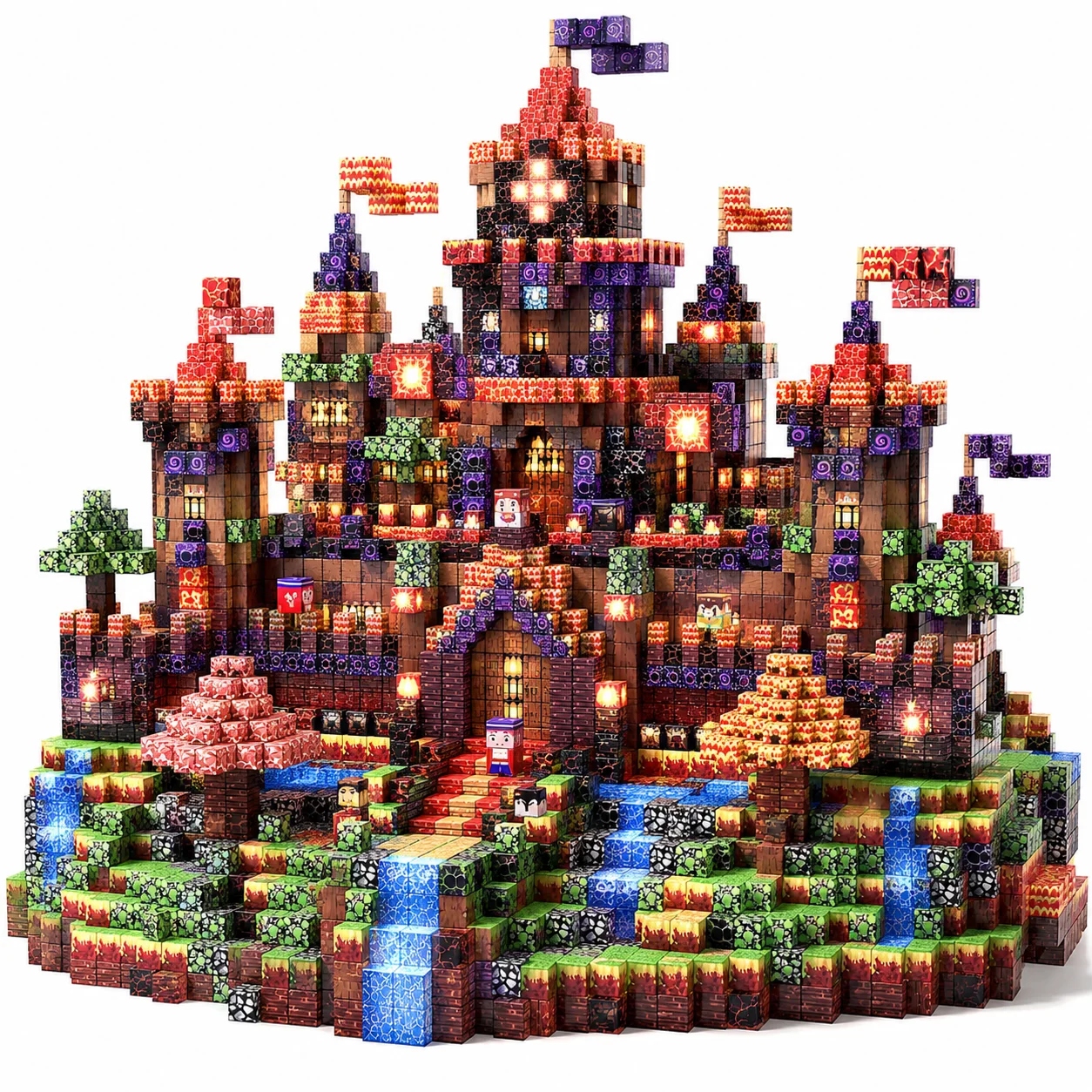 128Pcs Magnetic Building Blocks STEM Educational Toy Large Size Strong Magnet DIY Construction 2CM Early Learning Set
128Pcs Magnetic Building Blocks STEM Educational Toy Large Size Strong Magnet DIY Construction 2CM Early Learning Set