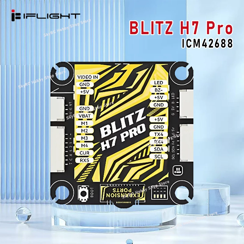 iFlight BLITZ H7 Pro FC, 35x35mm, ICM42688, 14.8V-50.4V, supports Smartaudio & IRC Tramp VTX, professional FPV accessory
iFlight BLITZ H7 Pro FC, 35x35mm, ICM42688, 14.8V-50.4V, supports Smartaudio & IRC Tramp VTX, professional FPV accessory